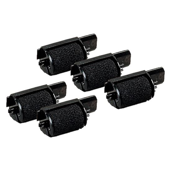 Compatible Seiko IR-40 (CP-16) Ink Roller, Black, 5 Pack Value Pack 1