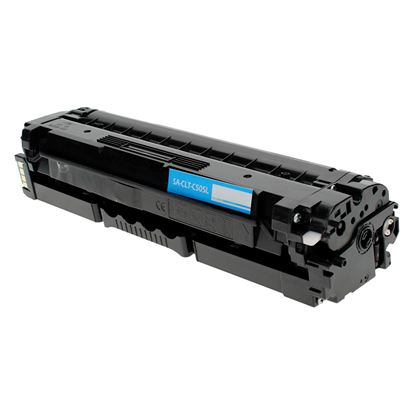 Compatible Samsung C505L (CLT-C505L) Toner Cartridge, Cyan 3.5K High Yield 1