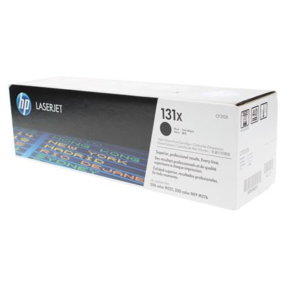 OEM HP 131X (CF210X) Toner Cartridge, Black 2.4K High Yield 1