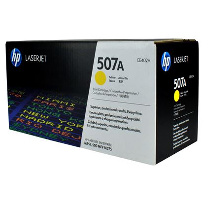 OEM HP 507A (CE402A) Toner Cartridge, Yellow 6K Yield 1