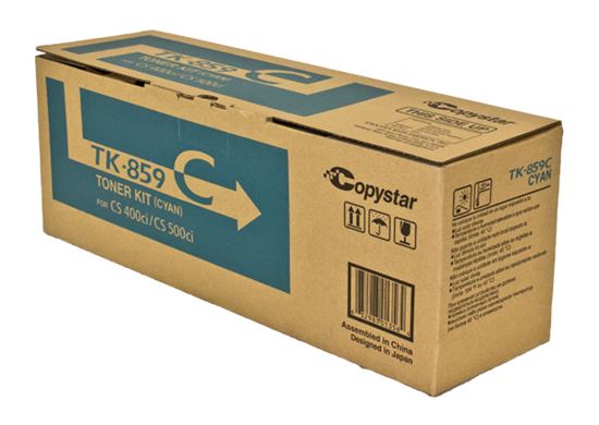 OEM Copystar TK-859C (1T02H7CCS0) Toner Cartridge, Cyan 18K Yield 1