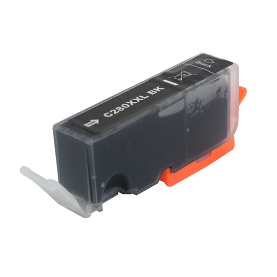 Remanufactured Canon 280XXL (PGI-280XXL) InkJet Cartridge, Pigment Black 25.7ml Extra High Yield 1