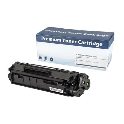 Compatible HP 12A (Q2612A) Toner Cartridge, Black 2K Yield 1