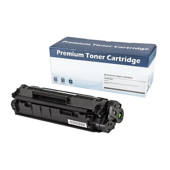 Compatible HP 12A (Q2612A) Toner Cartridge, Black 2K Yield 1