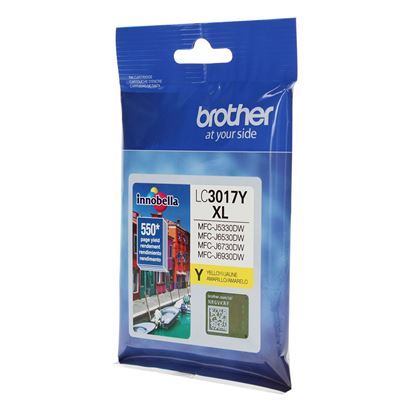 OEM Brother  (LC3017Y) Inkjet, Yellow 550 High Yield 1