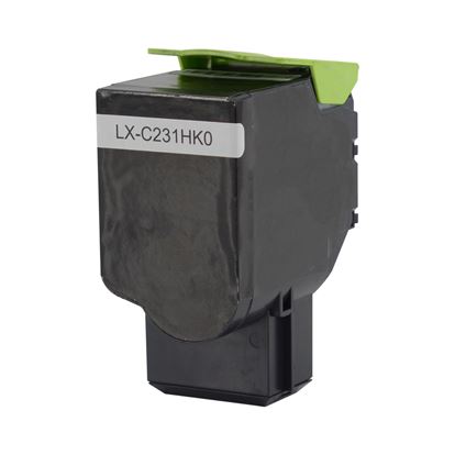 Remanufactured Lexmark C231HK0 Toner Cartridge, Black 3K High Yield 1