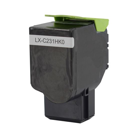 Remanufactured Lexmark C231HK0 Toner Cartridge, Black 3K High Yield 1