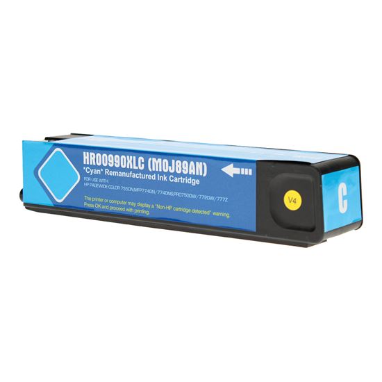 Remanufactured HP 990X (M0J89AN) InkJet Cartridge, Cyan 20K High Yield 1