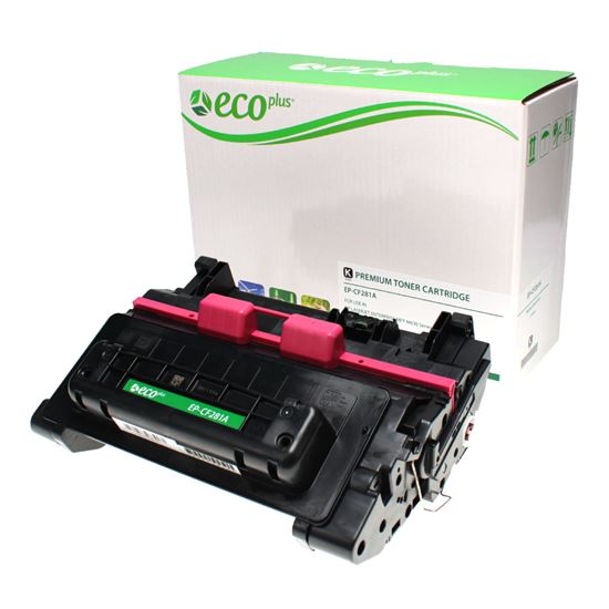 EcoPlus HP 81A (CF281A) Toner Cartridge, Black 10.5K Yield 1