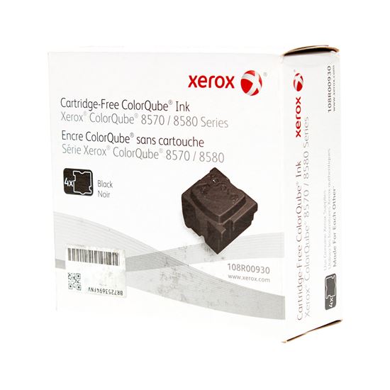 OEM Xerox 108R00930 (108R930) Inkjet, Black 8.6K Yield, 4 pk 1