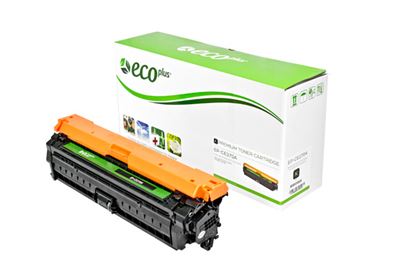 EcoPlus HP 650A (CE270A) Toner Cartridge, Black 13.5K Yield 1