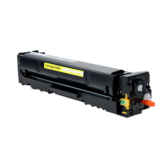Compatible Canon 075H (6366C001) Toner Cartridge, Yellow 2.5K High Yield, (New Chip) 1