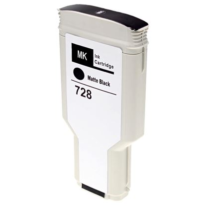 Remanufactured HP 728 (F9J68A) Wide Format, Matte Black 300ml Yield 1