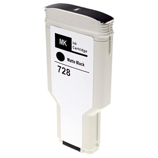 Remanufactured HP 728 (F9J68A) Wide Format, Matte Black 300ml Yield 1