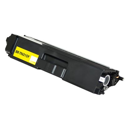 Compatible Brother TN315 (TN315Y) Toner Cartridge, Yellow 3.5K High Yield 1
