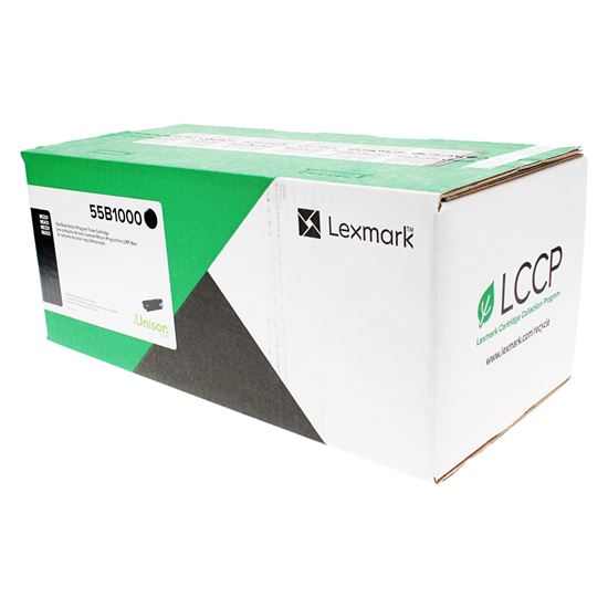 OEM Lexmark  (55B1000) Toner Cartridge, Black 3K Yield, Return Program 1