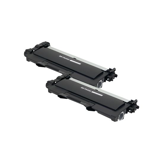 Compatible Brother TN450 (TN450, TN420) Toner Cartridge, Black 2.6K High Yield, 2 Cartridge Value Pack 1