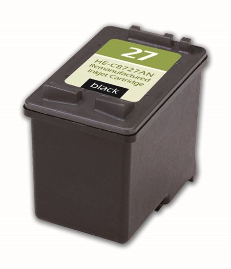 Remanufactured HP 27 (C8727AN) InkJet Cartridge, Black 285 Yield 1