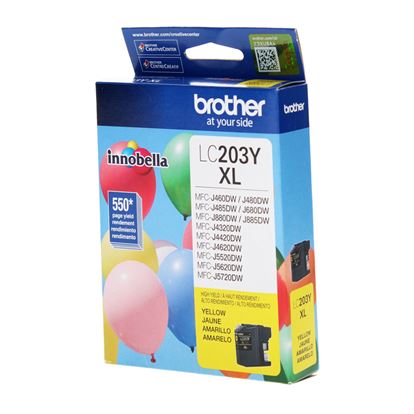OEM Brother  (LC203Y) Inkjet, Yellow 550 High Yield 1