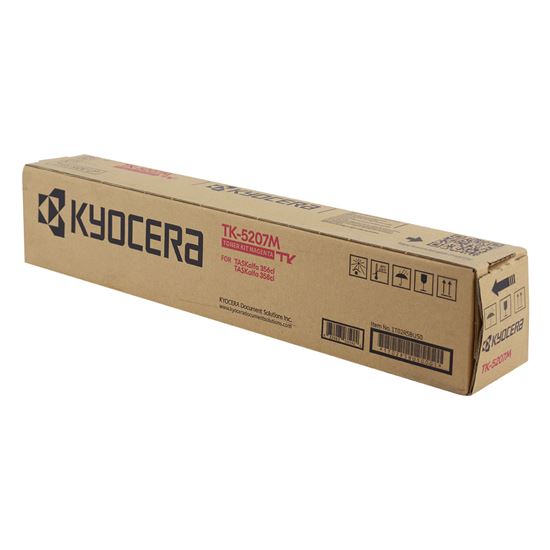 OEM Kyocera Mita TK-5207M (1T02R5BUS0) Toner Cartridge, Magenta 12K Yield 1