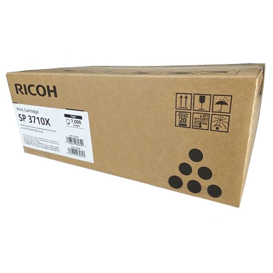 OEM Ricoh  (408284) Toner Cartridge, Black 7K Yield 1