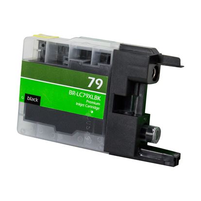 Compatible Brother LC79 (LC79BK) InkJet Cartridge, Black 30ML XL 1