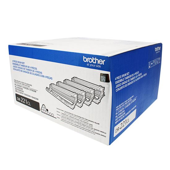 OEM Brother  (DR221CL) Drum Unit, Black 15K Yield, Color 1