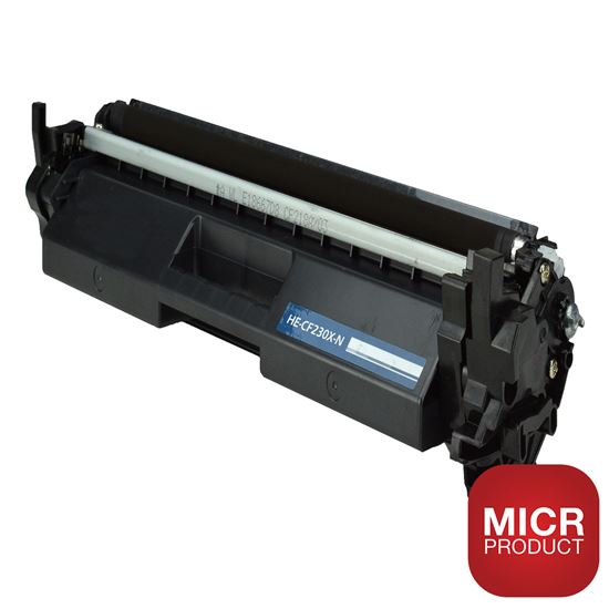 Compatible HP 30X (CF230X) MICR Toner Cartridge, Black 3.5K High Yield 1