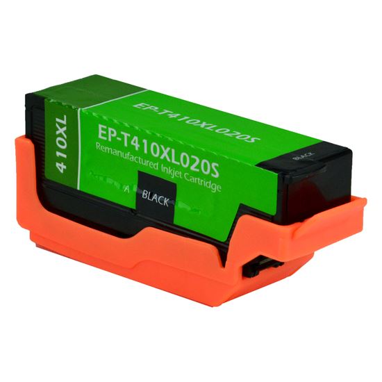 Remanufactured Epson 410XL (T410XL020S) InkJet Cartridge, Pigment Black 530 High Yield 1