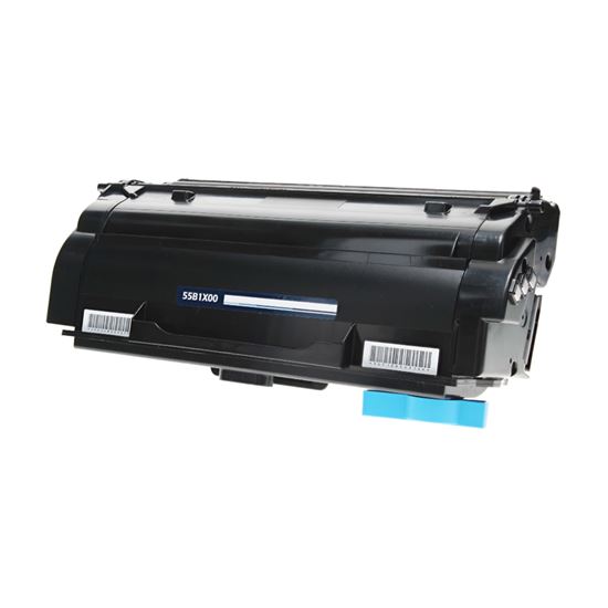 Compatible Lexmark 551X (55B1X00) Toner Cartridge, Black 20K Extra High Yield 1