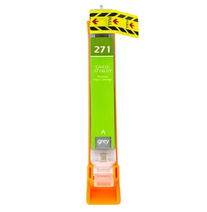 Remanufactured Canon 271XL (CLI-271XLGY) InkJet Cartridge, Gray 300 High Yield 1