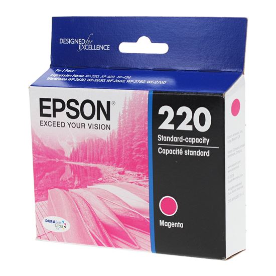 OEM Epson 220 (T220320) Inkjet, Magenta 165 Yield 1