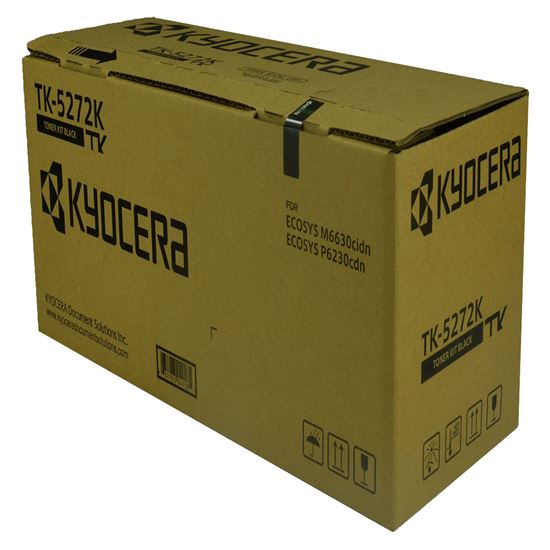 OEM Kyocera Mita TK-5272K (1T02TV0US0) Toner Cartridge, Black 8K Yield 1