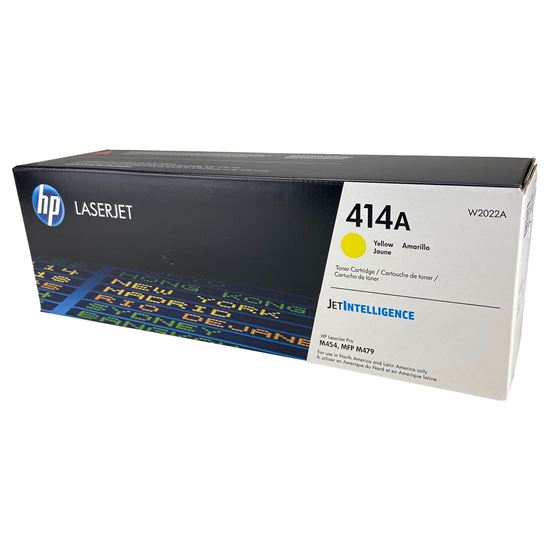 OEM HP 414A (W2022A) Toner Cartridge, Yellow 2.1K Yield 1