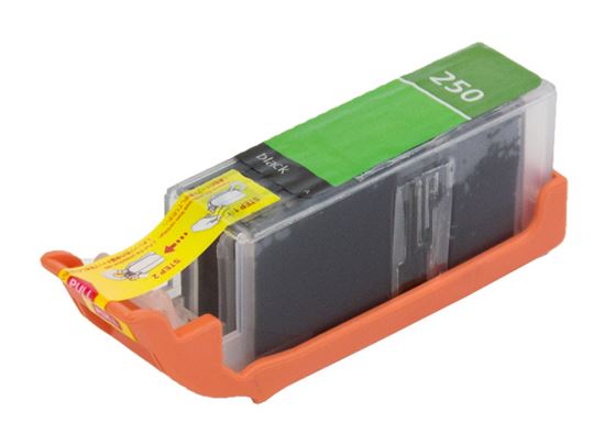 Compatible Canon PGI-250 (PGI-250PGBK) InkJet Cartridge, Pigment Black 500 High Yield 1