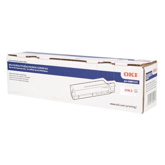 OEM Okidata  (45807115) Toner Cartridge, Black 11K Yield 1