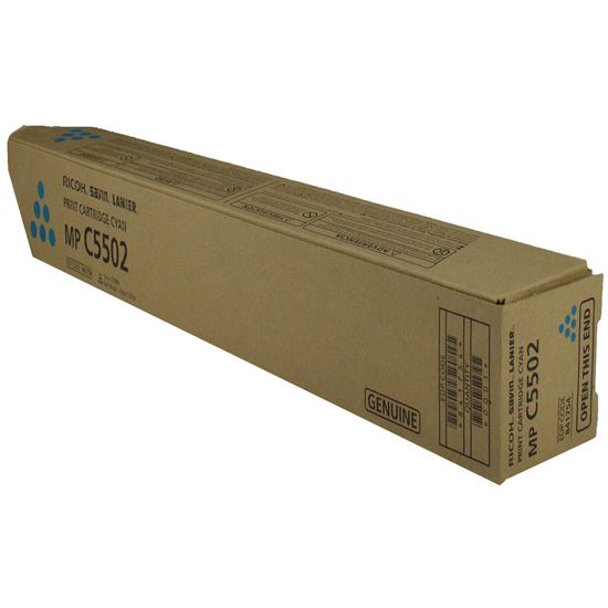 OEM Ricoh  (841754, 842480) Toner Cartridge, Cyan 22.5K Yield 1