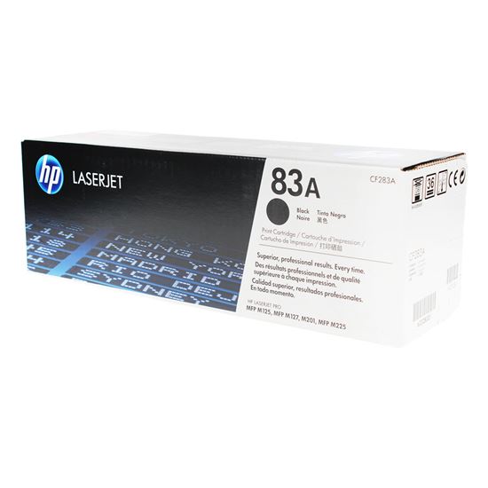 OEM HP 83A (CF283A) Toner Cartridge, Black 1.5K Yield 1