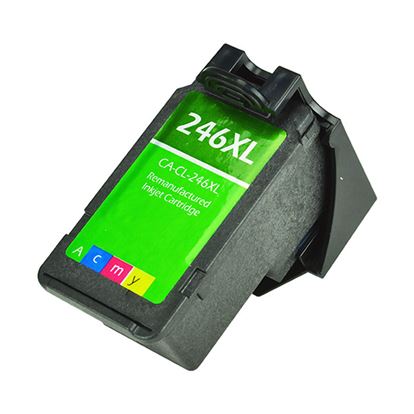 Remanufactured Canon 246XL (CL-246XL) InkJet Cartridge, Tri-Color 300 High Yield 1