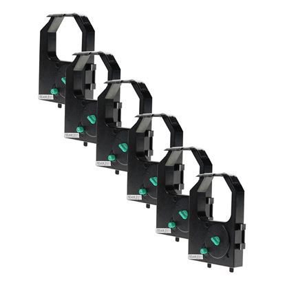 Compatible IBM IBM 2380 2390 (1040930) POS Ribbon, Black 3.5 Million Characters, 6 Cartridge Value Pack, Made in USA 1