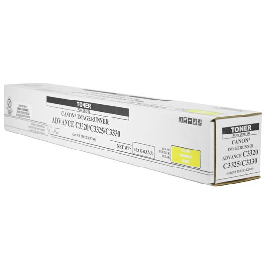 Remanufactured Canon GPR-53 (8527B003AA) Toner Cartridge, Yellow 19K Yield, TAA Compliant, Made in USA 1