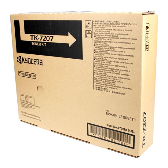 OEM Kyocera Mita TK-7207 (1T02NL0US0) Toner Cartridge, Black 35K Yield 1