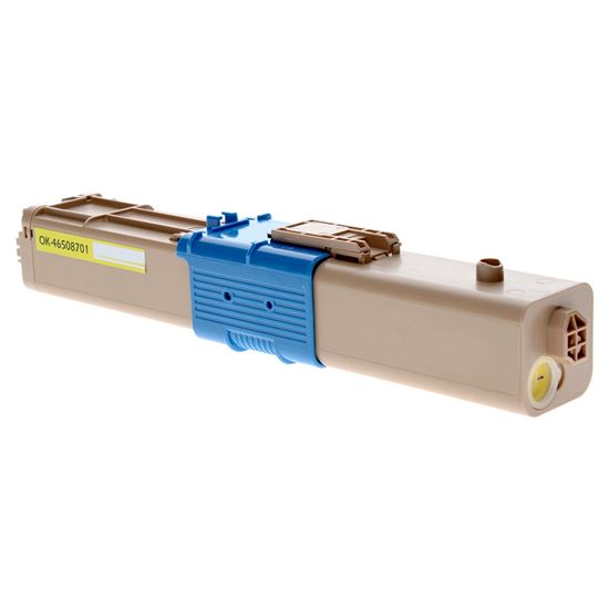 Compatible Okidata C332 C363DN (46508701) Toner Cartridge, Yellow 3K High Yield 1