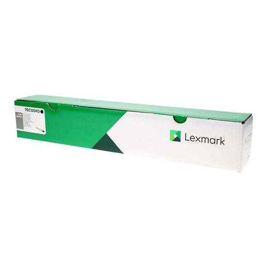 OEM Lexmark  (76C00K0) Toner Cartridge, Black 18.5K Yield 1