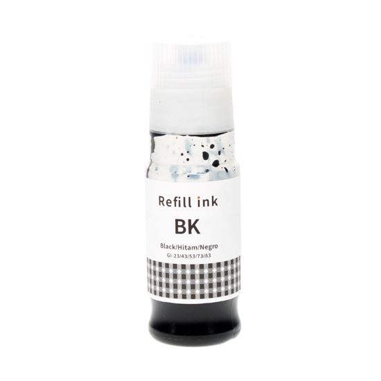 Compatible Canon GI-23BK (4696C001) Inkjet Bottle, Black 70 ML 1