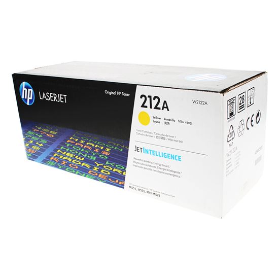 OEM HP 212A (W2122A) Toner Cartridge, Yellow 4.5K Yield 1