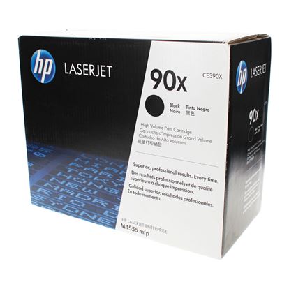 OEM HP 90X (CE390X) Toner Cartridge, Black 24K High Yield 1