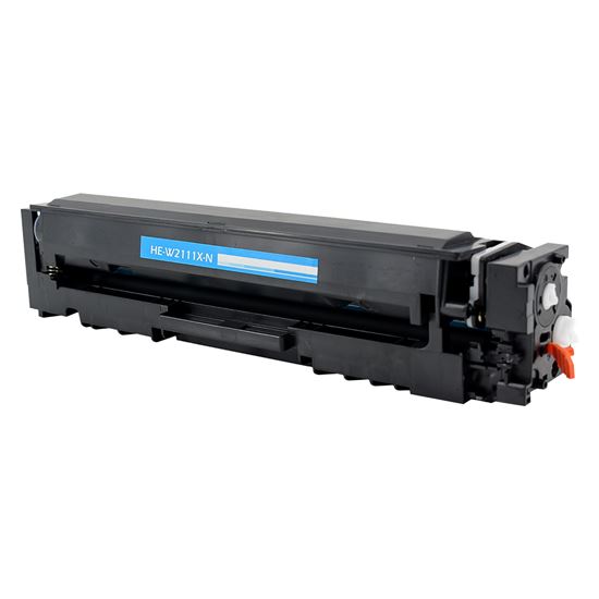 Compatible HP 206X (W2111X) Toner Cartridge, Cyan 2.45K High Yield, DIY (No Chip) 1