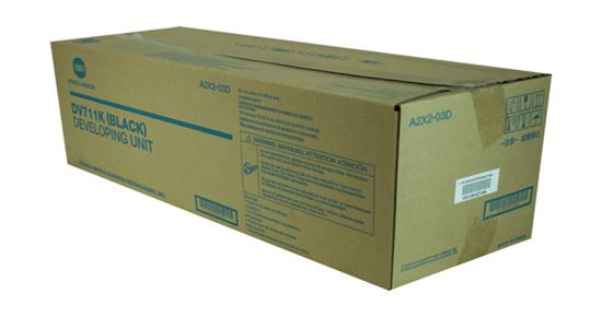 OEM Konica Minolta DV711K (A2X203D) Developer Unit, Black 1,200K Yield 1