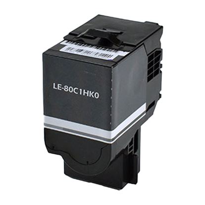 Compatible Lexmark 801HK (80C1HK0) Toner Cartridge, Black 4K High Yield 1